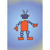 DANCIN ROBOT - Animated - 3D Lenticular Postcard Greeting card - NEW Postcard 3dstereo 