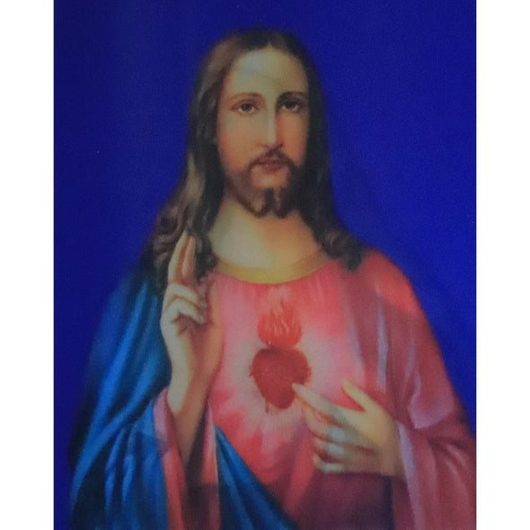 Jesus Christ and Mary - 3D Flicker Lenticular Postcard Greeting Card 3dstereo 