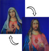 Jesus Christ and Mary - 3D Flicker Lenticular Postcard Greeting Card 3dstereo 