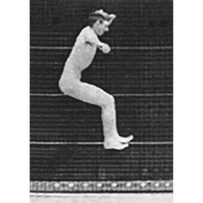 Muybridge - Man Jumping - Motion Postcard - Greeting Card - NEW Post Cards 3dstereo 