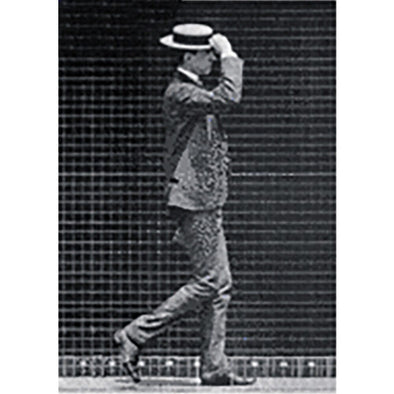 Man with Hat - Flicker Lenticular Postcard Greeting Card - NEW Post Cards 3dstereo 