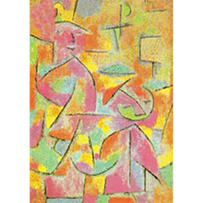 Paul Klee - Art - Flicker Lenticular Postcard Greeting Card - NEW Post Cards 3dstereo 