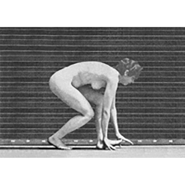 Muybridge - Woman - Motion Postcard - Greeting Card - NEW Post Cards 3dstereo 