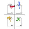 Ties - Flicker Lenticular Postcard Greeting Card - NEW Post Cards 3dstereo 