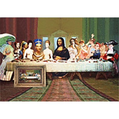 Last Supper Modern - Flicker Lenticular Postcard Greeting Card - NEW Post Cards 3dstereo 