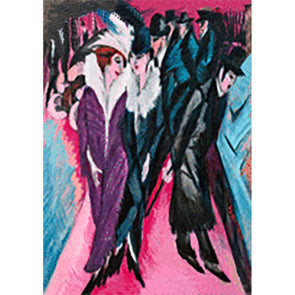 Ernst Ludwig Kirchner - Flicker Lenticular Postcard Greeting Card - NEW Post Cards 3dstereo 