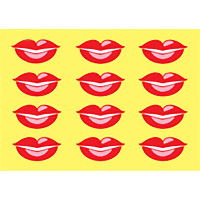 Kissing Lips - Motion Flicker Lenticular Postcard Greeting Card - NEW Post Cards 3dstereo 