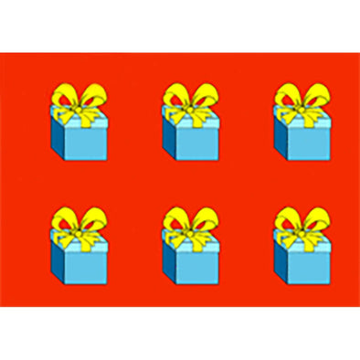 Gift Boxes - Flicker Lenticular Postcard Greeting Card - NEW Post Cards 3dstereo 