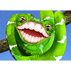 Smiling Snake - Flicker Lenticular Postcard Greeting Card - NEW Post Cards 3dstereo 
