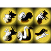 Shadow Theater - Flicker Lenticular Postcard Greeting Card - NEW Post Cards 3dstereo 