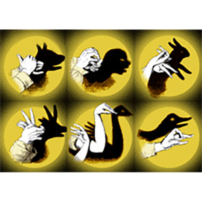 Shadow Theater - Flicker Lenticular Postcard Greeting Card - NEW Post Cards 3dstereo 
