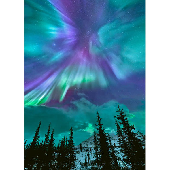 Aurora Borealis - 4 different 3D Magnet for Refrigerator, Whiteboard, Locker MAGNET 3dstereo 