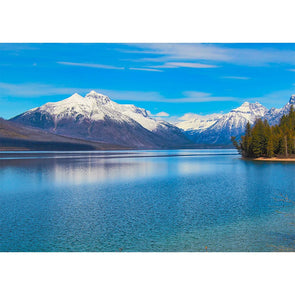 Glacier National Park - McDonal Lake - Dual Image Flicker Lenticular Postcard Greeting Card Postcard 3dstereo 