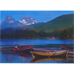 Glacier National Park - McDonal Lake - Dual Image Flicker Lenticular Postcard Greeting Card Postcard 3dstereo 