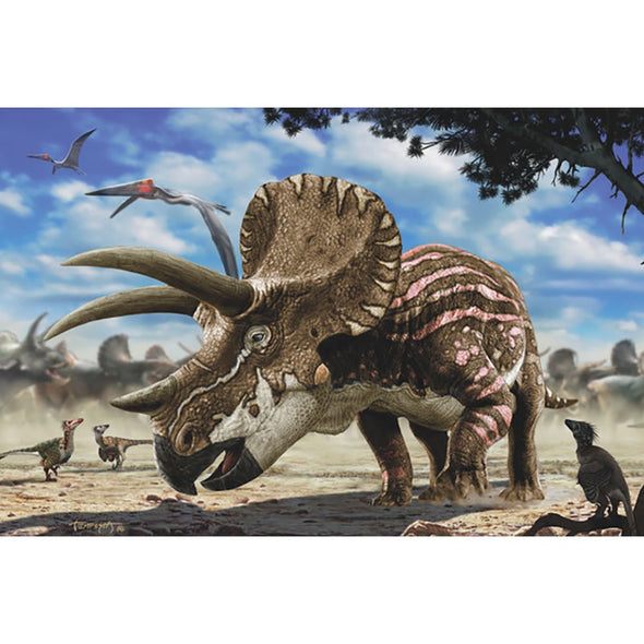 Triceratops - 3D Lenticular Postcard Greeting Card - NEW Postcard 3dstereo 