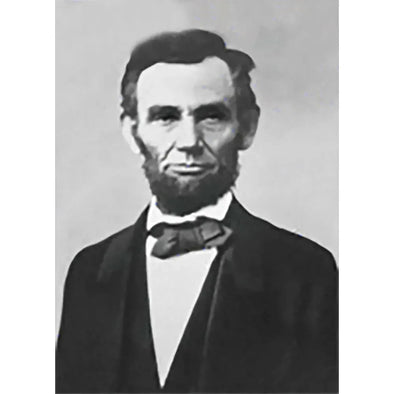 Abraham Lincoln Portrait - 3D Lenticular Animated Postcard - NEW Postcard 3dstereo 