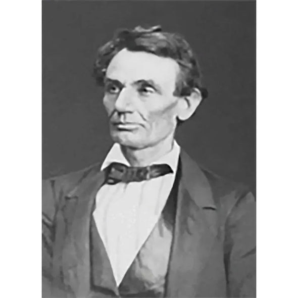 Abraham Lincoln Portrait - 3D Lenticular Animated Postcard - NEW Postcard 3dstereo 