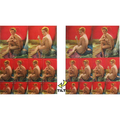Pin Up Girls 1950s - 10 stickers 3 different sizes - Animated Sticker Postcard Postcard 3dstereo 