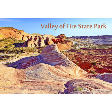 Valley of Fire State Park, Fire Wave - 3D Lenticular Postcard Greeting Card - NEW Postcard 3dstereo 