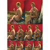 Pin Up Girls 1950s - 10 stickers 3 different sizes - Animated Sticker Postcard Postcard 3dstereo 