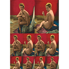 Pin Up Girls 1950s - 10 stickers 3 different sizes - Animated Sticker Postcard Postcard 3dstereo 