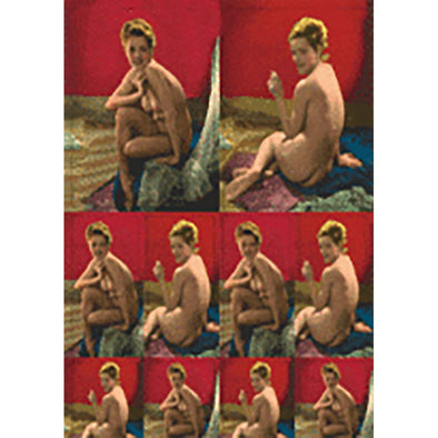 Pin Up Girls 1950s - 10 stickers 3 different sizes - Animated Sticker Postcard Postcard 3dstereo 