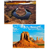 Monument Valley & Horseshoe Bend - 2 different 3D Magnets Popular Combo for Savings MAGNET 3Dstereo 