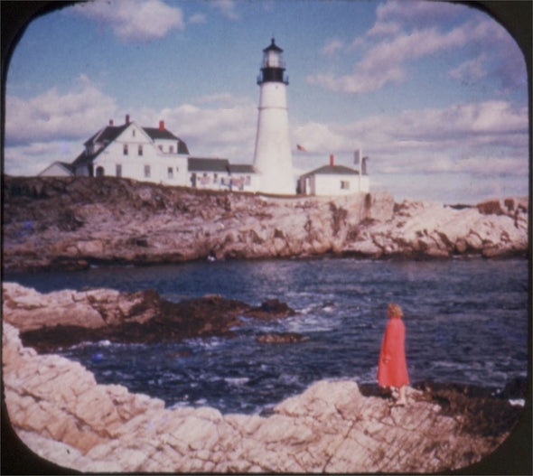 5 ANDREW - Maine - View-Master 3 Reel Packet - vintage - MAINE-1,2,3-S2 Packet 3dstereo 