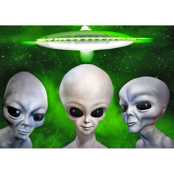 Alien & Aurora Borealis - 2 different 3D Magnets Popular Combo for Savings MAGNET 3Dstereo 