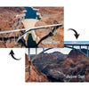 Hoover Dam & Grand Canyon - 2 different 3D Magnets Popular Combo for Savings MAGNET 3Dstereo 