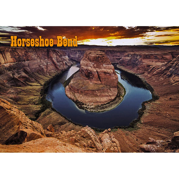 Monument Valley & Horseshoe Bend - 2 different 3D Magnets Popular Combo for Savings MAGNET 3Dstereo 
