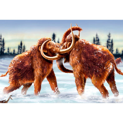 Mammoth - 3D Magnet for Refrigerator, Whiteboard, Locker MAGNET 3dstereo 