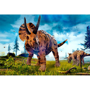 Triceratops - 3D Magnet for Refrigerator, Whiteboard, Locker MAGNET 3dstereo 