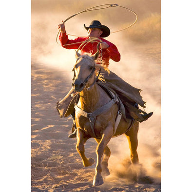 Cowboy - 3D Magnet for Refrigerator, Whiteboard, Locker MAGNET 3dstereo 