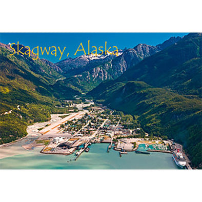 Skagway AK - 2 Image 3D Magnet for Refrigerator, Whiteboard, Locker MAGNET 3dstereo 