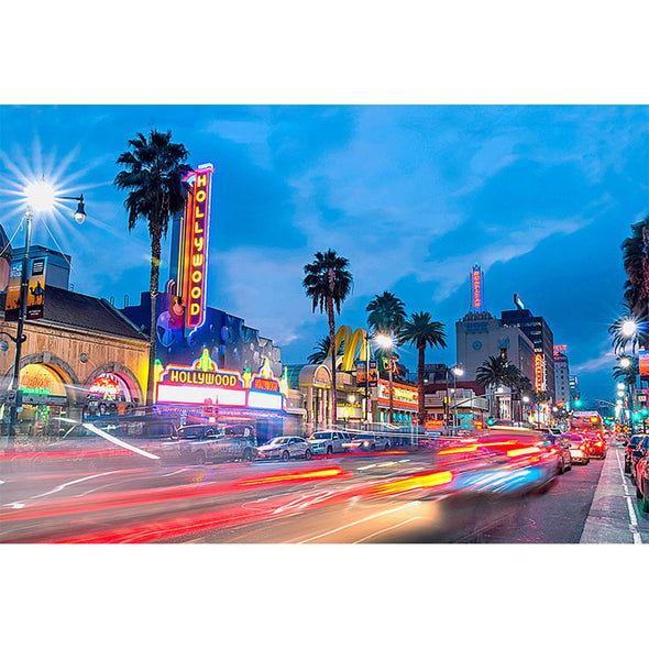 Hollywood - 2 Image 3D Magnet for Refrigerator, Whiteboard, Locker MAGNET 3dstereo 