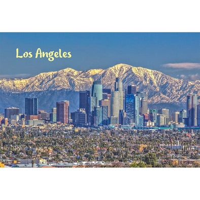 Los Angeles Day/Night - 2 Image 3D Magnet for Refrigerator, Whiteboard, Locker MAGNET 3dstereo 