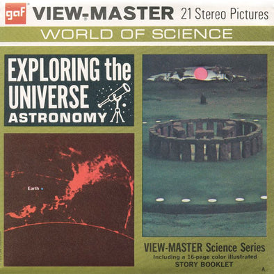 Exploring the Universe - Astronomy - View-Master 3 Reel Packet - vintage - MKT-B687-G3 Packet 3dstereo 