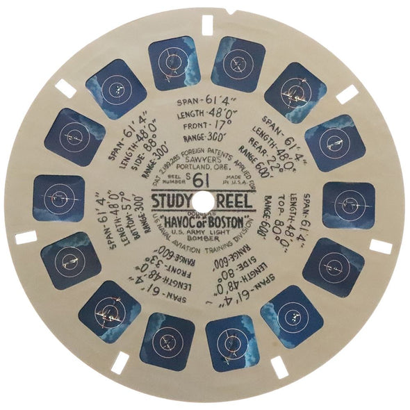 S61 - Military Study Reel - Douglas A-20 Havoc or Boston - naval aviation reel Reels 3Dstereo.com 