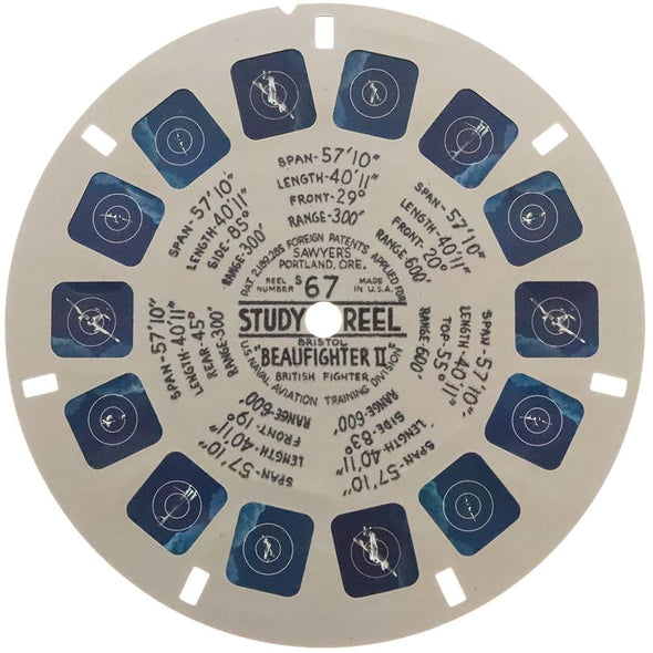S67 - Military Study Reel - Bristol Type 156 Beaufighter II - naval aviation reel Reels 3Dstereo.com 