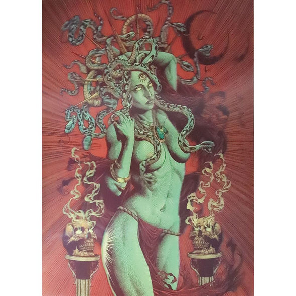 Medusa Gorgona - 3D & Flicker Lenticular Poster - 12x16 - NEW Poster 3dstereo 