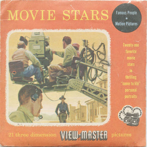 9 ANDREW - Movie Stars - View-Master 3 Reel Economy Packet - vintage - 740,741,742-S3 Packet 3Dstereo 