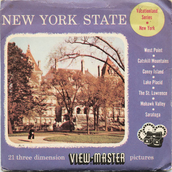 5 ANDREW - New York State - View-Master 3 Reel Packet - vintage - NY-1,2,3 -S3 Packet 3dstereo 