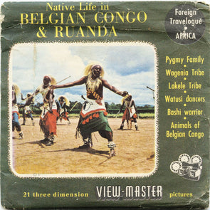 5 ANDREW - Belgian Congo & Ruanda - View-Master 3 Reel Packet - vintage - 3797,3798,3799-BS4 Packet 3dstereo 