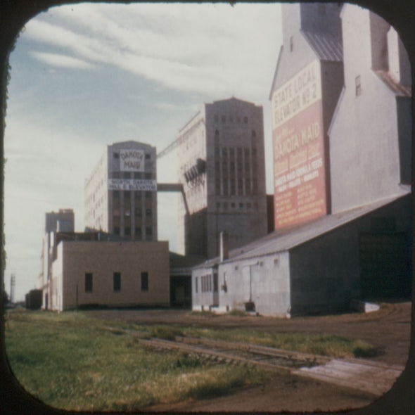 9 ANDREW - North Dakota - View-Master 3 Reel Economy Packet - vintage - NDAK-1,2,3-S3 Packet 3Dstereo 