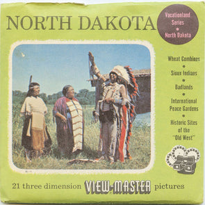 9 ANDREW - North Dakota - View-Master 3 Reel Economy Packet - vintage - NDAK-1,2,3-S3 Packet 3Dstereo 