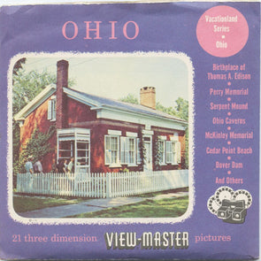 9 ANDREW - Ohio - View-Master 3 Reel Economy Packet - vintage - OH-1,2,3-S3 Packet 3Dstereo 