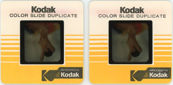 5 ANDREW - 3D Stereo Twin - 35mm Pinup Slides - Stretch upon Chiffon - vintage 3dstereo 