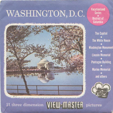 5 ANDREW - Washington, D.C. - View-Master 3 Reel Packet - vintage - 136-A,B,C-S3 Packet 3dstereo 