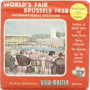9 ANDREW - World's Fair Brussels 1958 - View-Master 3 Reel Packet - vintage - 1991-A,B,C-BS3 Packet 3dstereo 